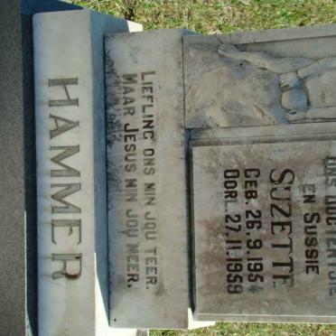 HAMMER Suzette 1954-1959