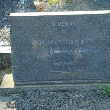 HANDLEY Maurice 1904-1970