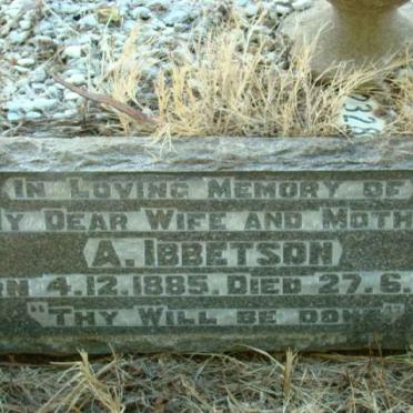 IBBETSON A. 1885-1952