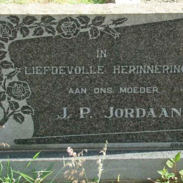 JORDAAN J.P.