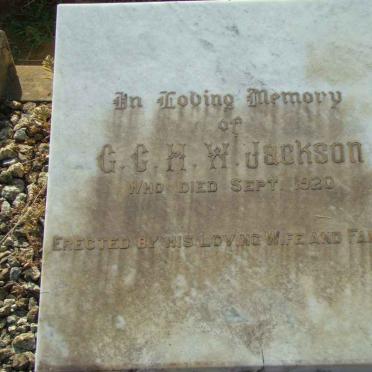 JACKSON G.C.H.W. -1920