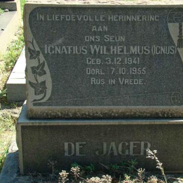 JAGER Ignatius Wilhelmus, de 1941-1955