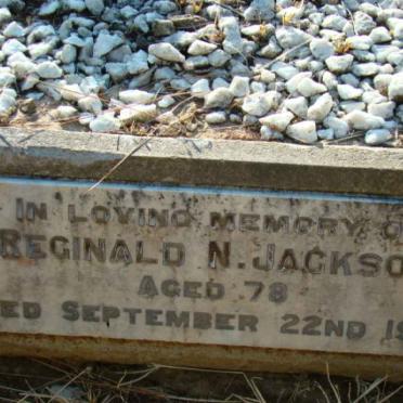 JACKSON Reginald N. -1949