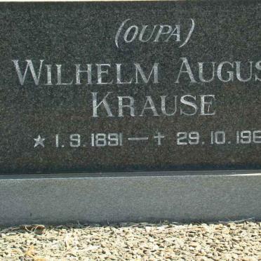 KRAUSE Wilhelm August 1891-1967