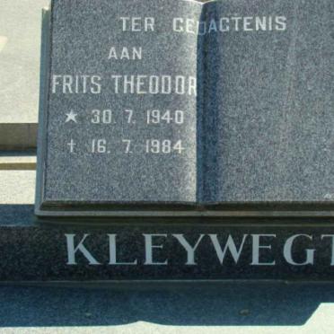 KLEYWEGT Frits Theodor 1940-1984