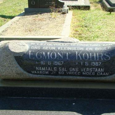 KOHRS Egmont 1967-1987