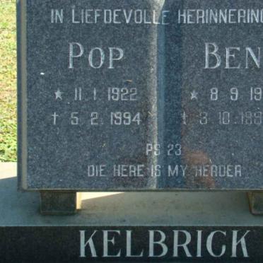 KELBRICK Ben 1917-1995 :: KELBRICK Pop 1922-1994