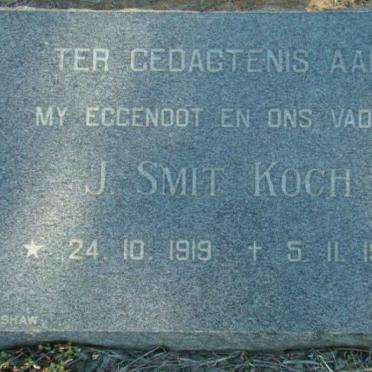 KOCH J. Smit 1919-1977