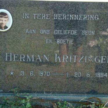KRITZINGER Herman 1970-1984