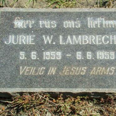 LAMBRECHTS Jurie W. 1959-1959