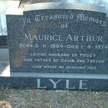LYLE Maurice Arthur 1904-1974