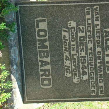 LOMBARD Aletta -1944