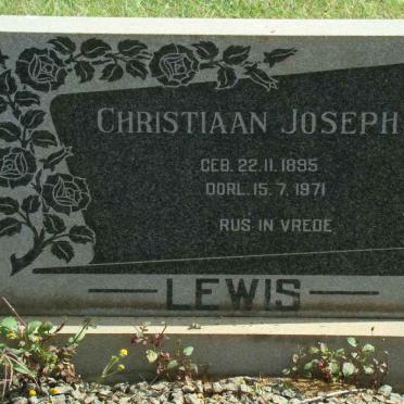 LEWIS Christiaan Joseph 1895-1971