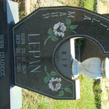 LEPAN Sheila Maud nee GRADIDGE 1949-1984