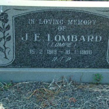 LOMBARD J.E. 1919-1986