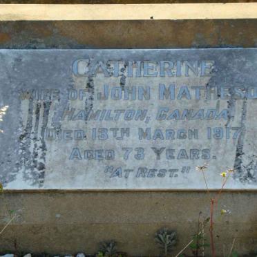 MATHESON Catherine -1917