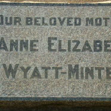 MINTER Anne Elizabeth, Wyatt