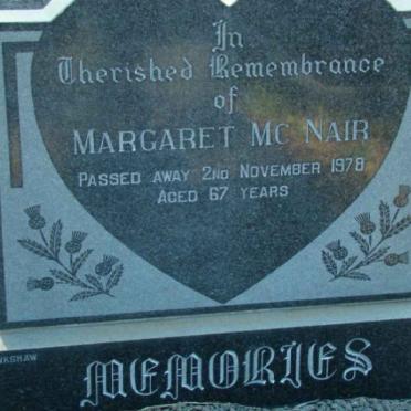 McNAIR Margaret -1978