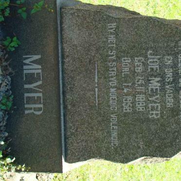 MEYER Joe 1888-1958