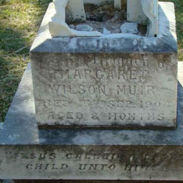 MUIR Margaret Wilson -1904