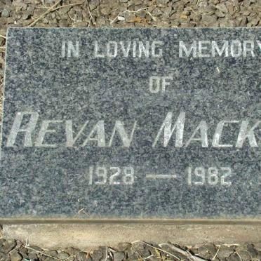 MACKAY Revan 1928-1982