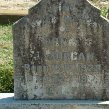 MORGAN Bernard 1922-1923
