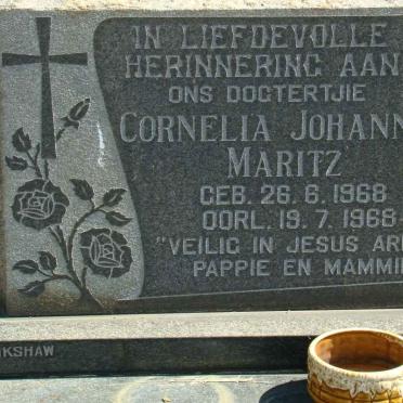 MARITZ Cornelia Johanna 1968-1968