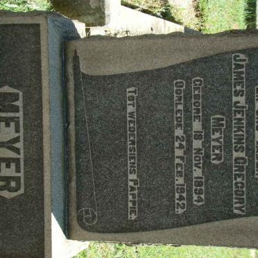 MEYER James Jenkins Gregory 1894-1942