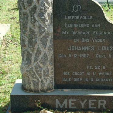 MEYER Johannes Louis 1907-1963