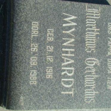 MYNHARDT Marthinus Gerhardus 1915-1988