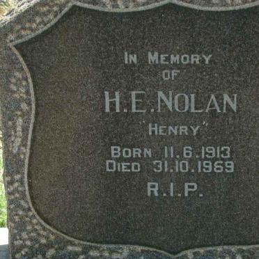 NOLAN H.E. 1913-1959