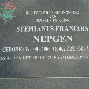 NEPGEN Stephanus Francois 1980-2003