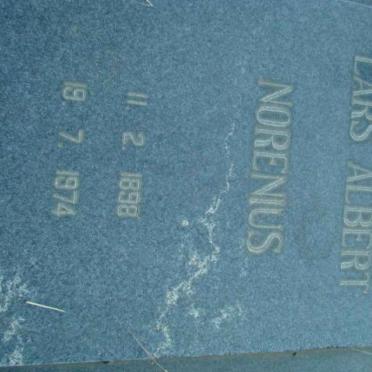 NORENIUS Lars Albert 1898-1974
