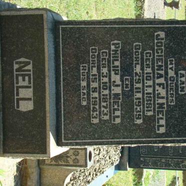 NELL Philip J. 1873-1943 &amp; Jociena F.J. 1881-1939