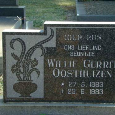 OOSTHUIZEN Willie Gerrit 1983-1983