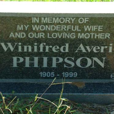 PHIPSON Winifred Averil 1905-1999