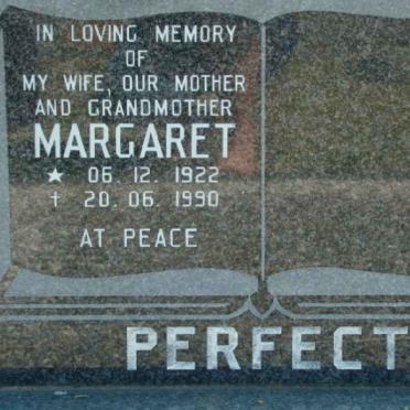 PERFECT Margaret 1922-1990