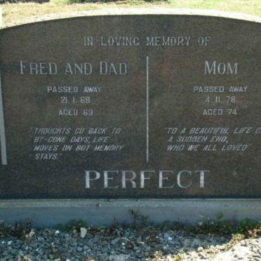 PERFECT Fred -1969 &amp; Mom -1978