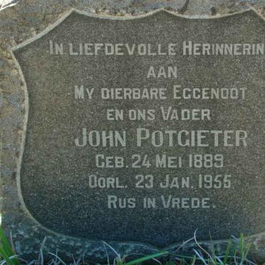 POTGIETER John 1889-1955