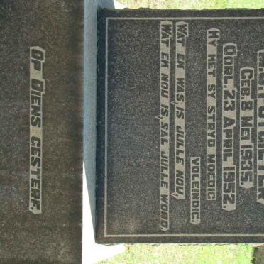 POTGIETER M.J. 1935-1952