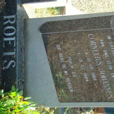ROETS Cornelius Johanness 1965-1984