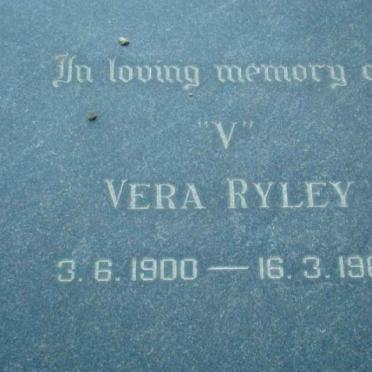 RYLEY Vera 1900-1966