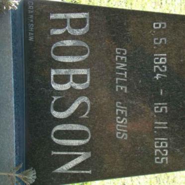 ROBSON Sheila 1924-1925