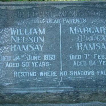 RAMSAY William Nelson -1953 &amp; Margaret -1970