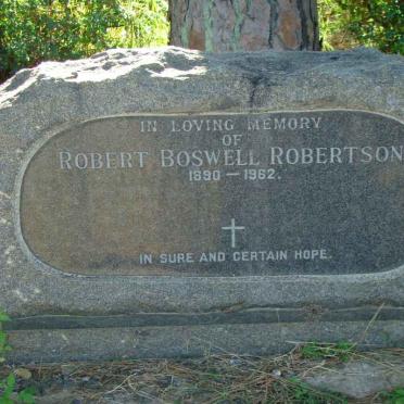 ROBERTSON Robert Boswell 1890-1962