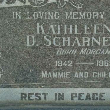 SCHARNECK Kathleen D. nee MORGAN 1942-1969
