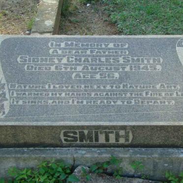 SMITH Sidney Charles -1945