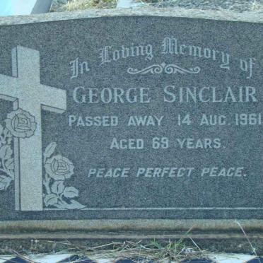 SINCLAIR George -1961
