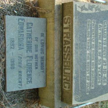 STRASSBURG August Theodore -1946 &amp; Catherine Florence Edwardina WRIGHT 1892-1980