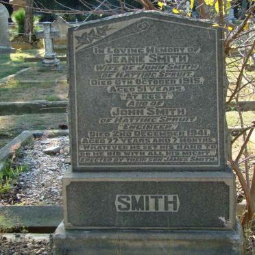 SMITH John -1941 &amp; Jeannie -1915